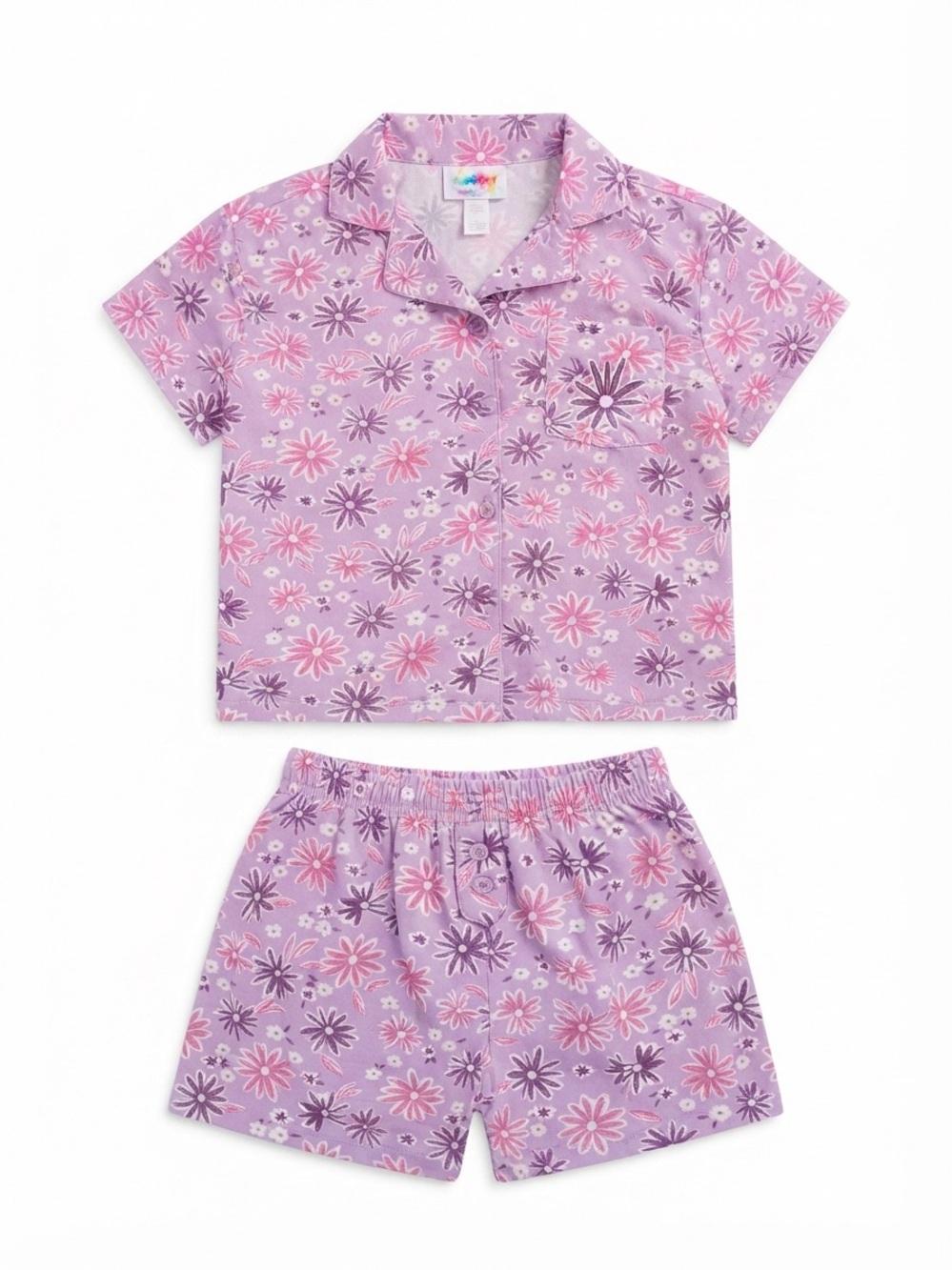 Bmagical by Btween Floral Short Pajama Set Size 7